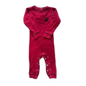 Minnesota "Bear Bottom" Longall Pajamas with Bum Flap - 12 months, VGUC!